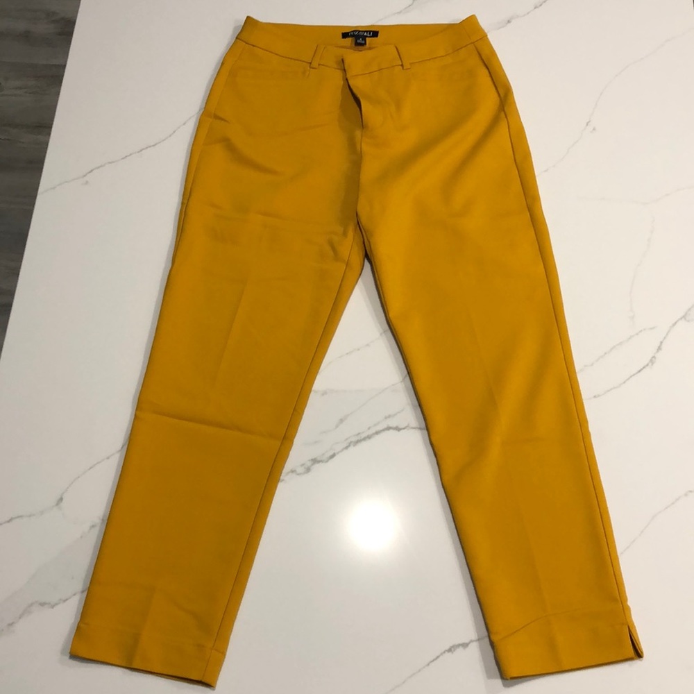 Roz & Ali Mustard Dress Pant